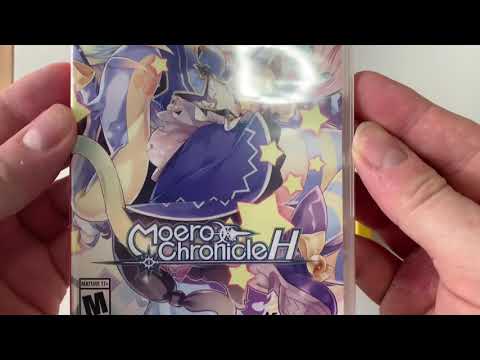 Unboxing of Moero Chronicle H for the Nintendo Switch