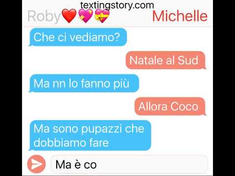 Chat tra Roberto e michelle del collegio ❤️💖💝