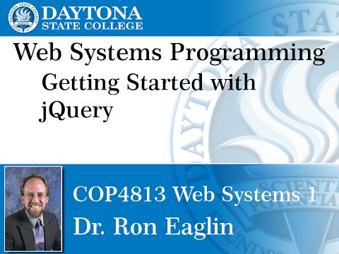Web Systems Programming - Getting Started with jQuery