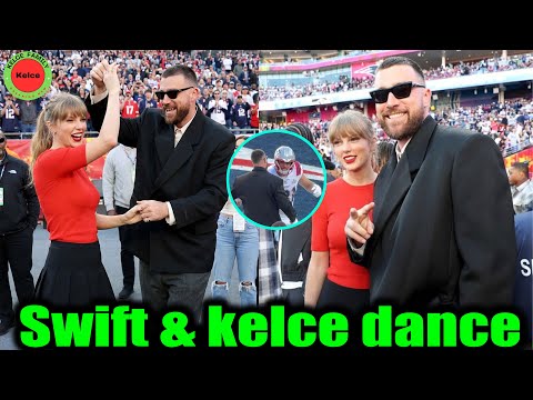 OMG! Travis Kelce & Fiancé Taylor Swift dance at Super Bowl LX Patriots vs Seahawks game