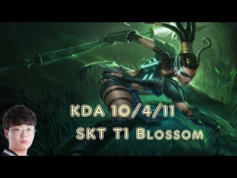 SKT T1 Blossom NIDALEE vs KINDRED Jungle (League Of Legends Challenger Replay)