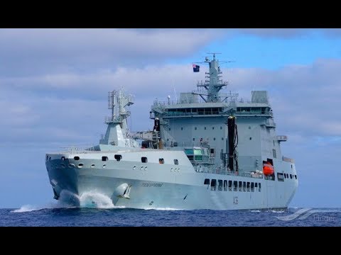 Royal Navy's New Ship RFA Tidespring first visit to Gibraltar