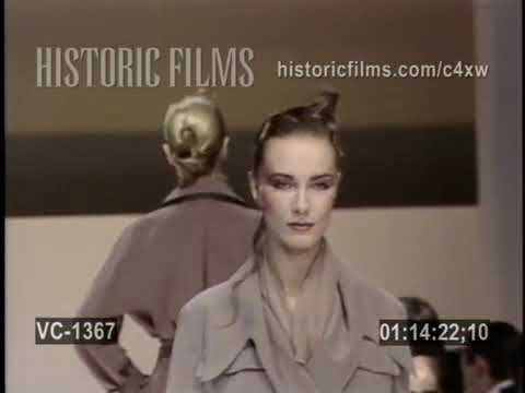FALL 1988 CLAUDE MONTANA FASHION SHOW