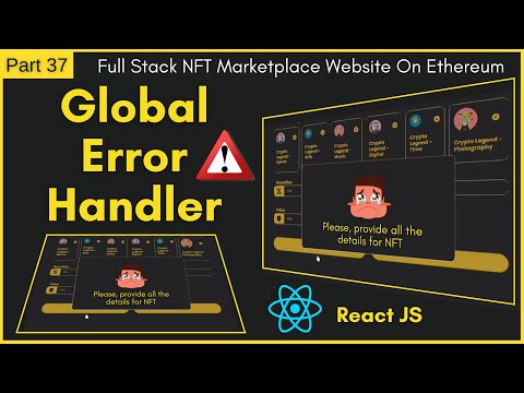 React Global Error Handler How To Create Error Handler For Api Smart Contract Debugging Error