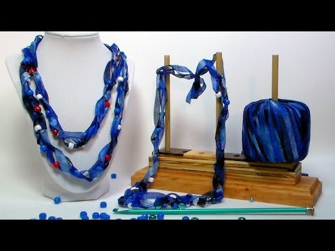 Easy Beaded Crochet Necklace
