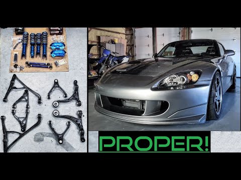 Project S2000 Suspension Overhaul Install FINAL!