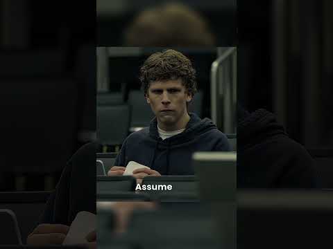 Mark Zuckerberg solved difficult problem in a minute 😮‍💨 | The Social Network | #movie #film
