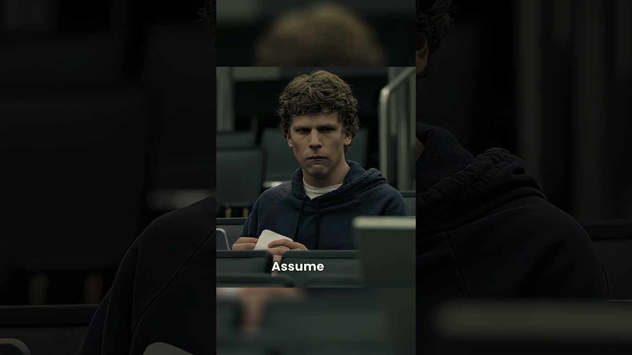 Mark Zuckerberg solved difficult problem in a minute 😮‍💨 | The Social Network | #movie #film