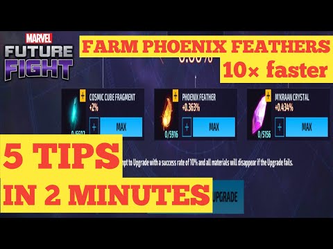 FARM PHOENIX FEATHERS & M'KRAAN SHARDS 10× FASTER || 5 TIPS IN 2 MINUTES || #mff #mffleaks #mfftips