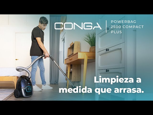 Aspirapolvere con sacco Cecotec Conga Powerbag 2500 Plus 850W 2,5L Nero video