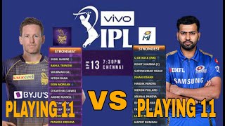 IPL 2021 KKR VS MI Second Match 13 April Review Playing 11 Players And Analysis #KKR #MI