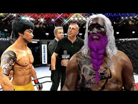 UFC 4 Bruce Lee vs. Yellow Killer - EA sports UFC 4 - CPU vs CPU