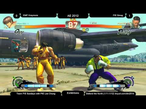 SSF4AE @ Team PIE Sundays - EMP Kreymore (Guy) vs PIE Smug (Dudley)