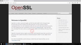 Installation und Konfiguration von OpenSSL