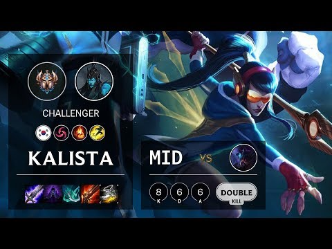 Kalista Mid vs Rek'Sai - KR Challenger Patch 10.10