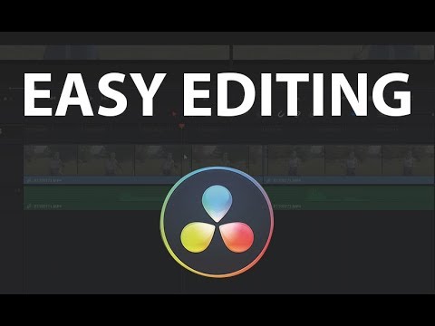 Easy Editing In DAVINCI RESOLVE 15