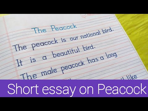 10 lines essay on Peacock in English||Essay on Peacock in English||Peacock||