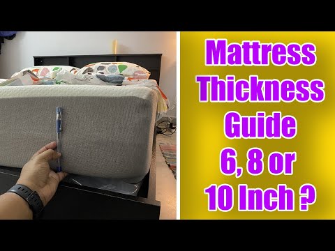 Mattress Thickness Guide (6, 8 or 10 Inches?) Mattress Buying Guide India 2026