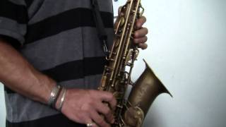 My transcription of Cannonball Adderley's solo on Corcovado