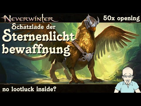 NEVERWINTER: 50x Schatzlade der Sternenlichtbewaffnung öffnen - Showcase Opening - PS4/PS5 deutsch