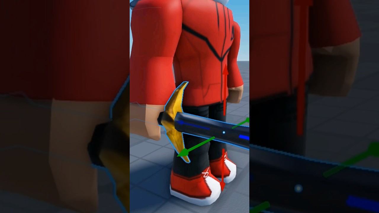 How too use Easy weld for connecting parts #robloxmoonanimator #animationclass #robloxshorts