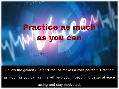 Peter Salzano - Top 3 Exercises for Improved Voice Acting