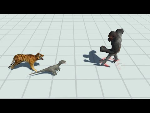 TIGER & RAPTOR vs EVERY UNIT - Animal Revolt Battle Simulator
