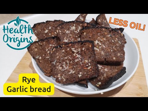 Fried garlic bread with less oil