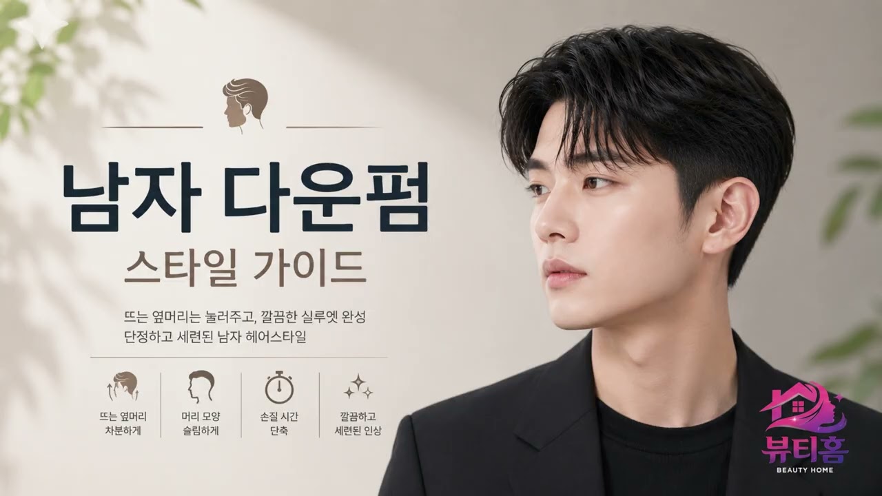 남자 다운펌 스타일 가이드