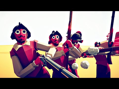 100x MUSKETEER vs RANDOM UNITS | TABS Totally Accurate Battle Simulator