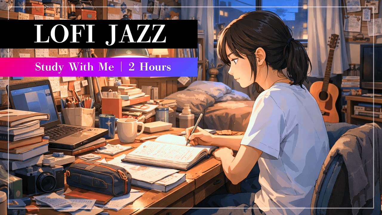 Lofi Jazz for Studying & Working ☕🎷 | Chill Beats to Focus | No Ads