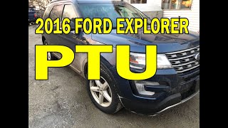 2016 Ford Explorer PTU Damage Broken Transmission