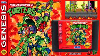 TMNT Arcade MD (Sega Genesis) Homebrew | Demo