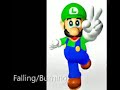 Luigi Falling Burning Sound