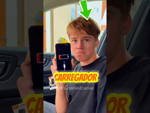 Imagine que a bateria do seu celular acabou, qual carregador você escolhe usar? 🔋✨️🔌