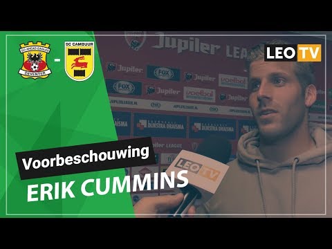 Voorbeschouwing Erik Cummins Go Ahead Eagels - SC Cambuur