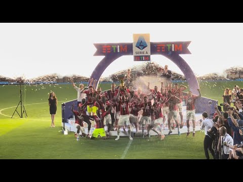 Premiazione Milan Campione d’Italia