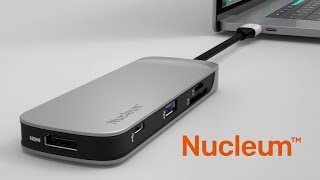 Kingston USB 3.1 Type C хаб Kingston Nucleum (C-HUBC1-SR-EN) - відео 2