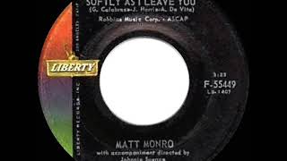 Download lagu 1st RECORDING OF: Softly As I Leave You - Matt Monro (1962) mp3