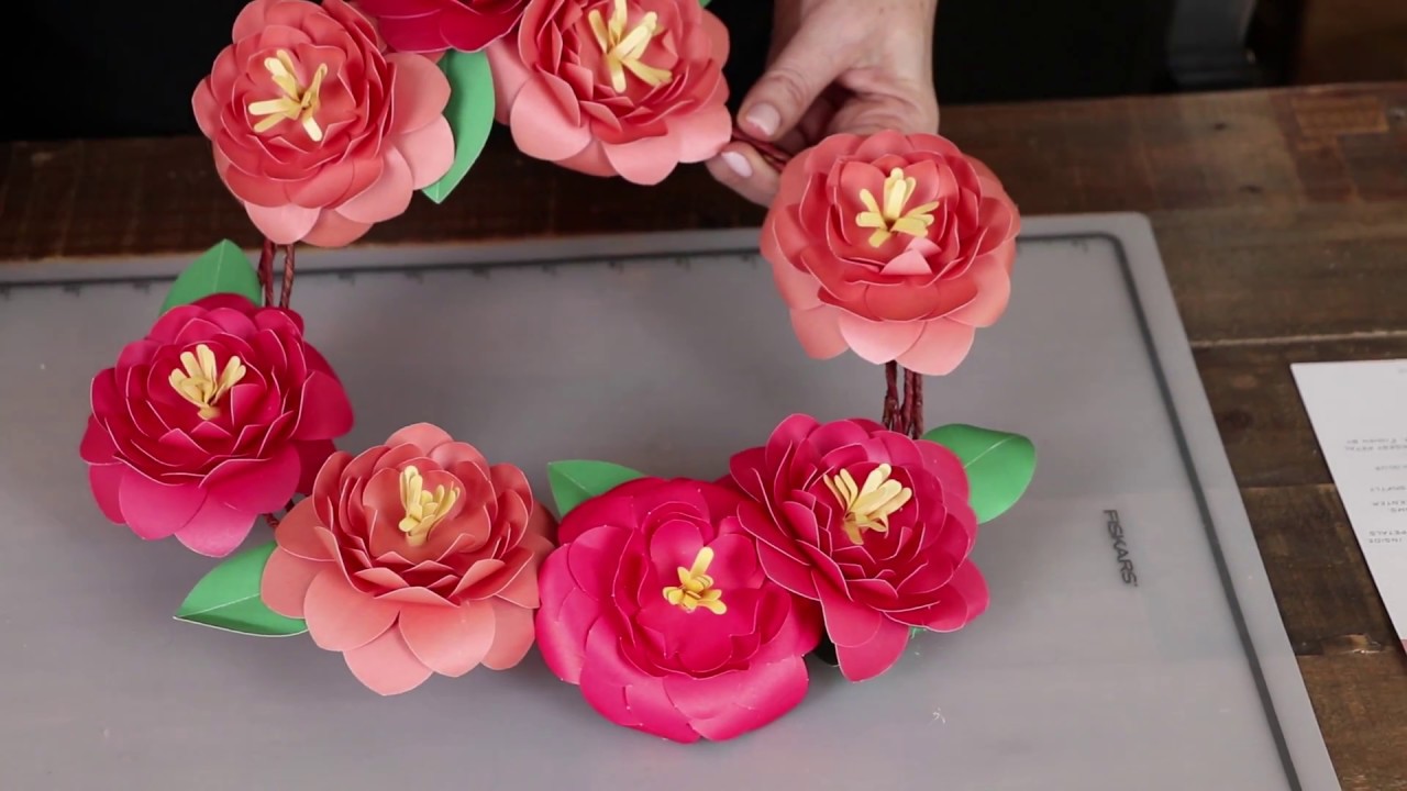 Lia Griffith Paper Camellia Flower Video