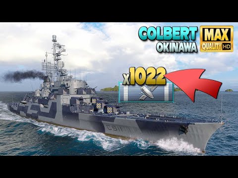 Cruiser Colbert: More than 1000 hits in a single game - World of Warships