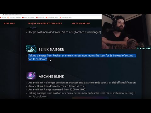 TINKER NERFED to Oblivion?! Gorgc's SHOCKING Reactions to Blink Dagger Change