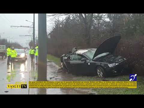 ACCIDENT RUTIER VASLUI: ACCIDENT RUTIER LA IEȘIREA SPRE MOARA GRECILOR!