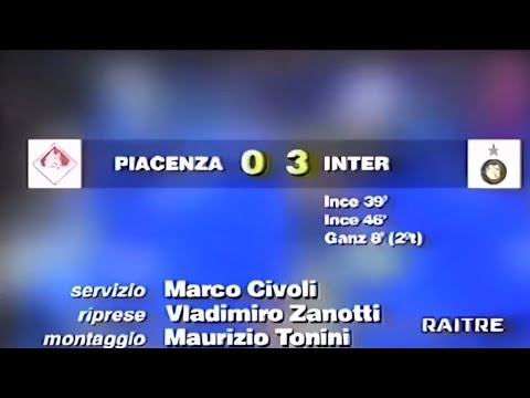 Piacenza-Inter 0:3, 1996/97 - Domenica Sportiva (doppietta di Paul Ince)