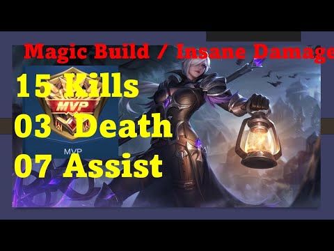 Silvana magic build are insane | unstoppable | Burst damage | MLBB