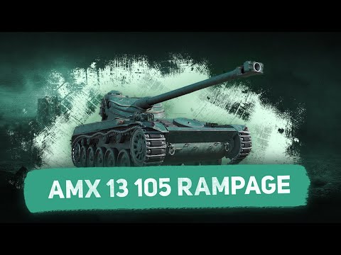AMX 13 105 Ranked Teamplay Carries [World of Tanks Gameplay]