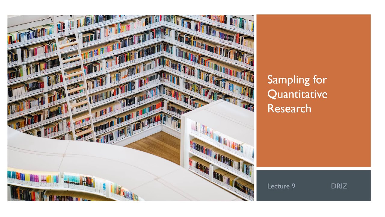 Sampling for Quantitative Research