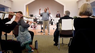 Old Lyme Town Band members dust off their insturments