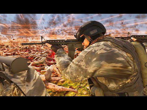 MODERN ARMY Base Vs 5,000,000 Zombies! - Ultimate Epic Battle Simulator 2 | UEBS 2