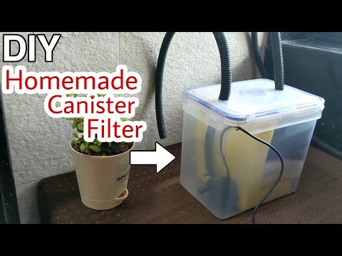 How to Make Fish Tank Filter | DIY Aquarium Filter | DIY Canister Filter |  (Low Cost!)
